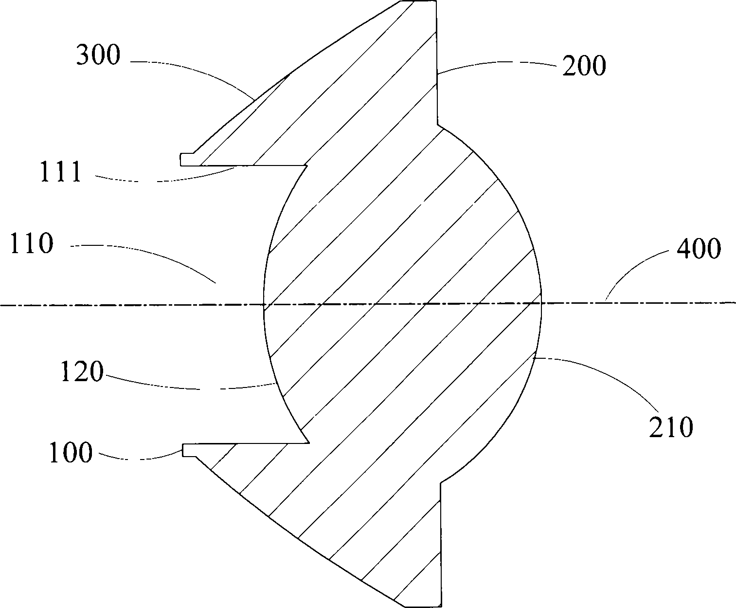 Condenser lens and lamp using same