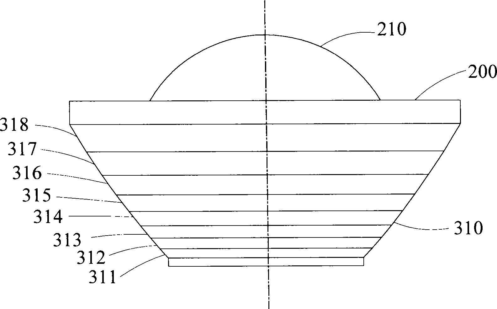 Condenser lens and lamp using same