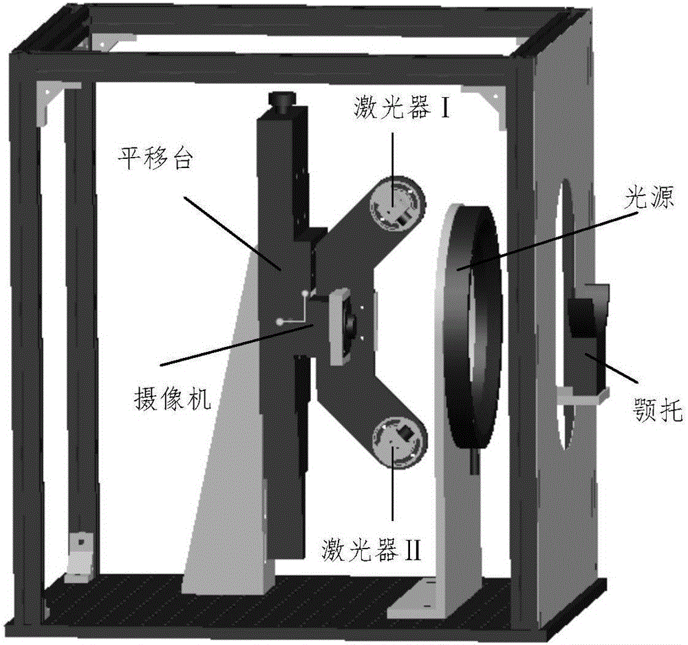 Imaging light space tracking lingual surface colored three-dimensional imaging method and system