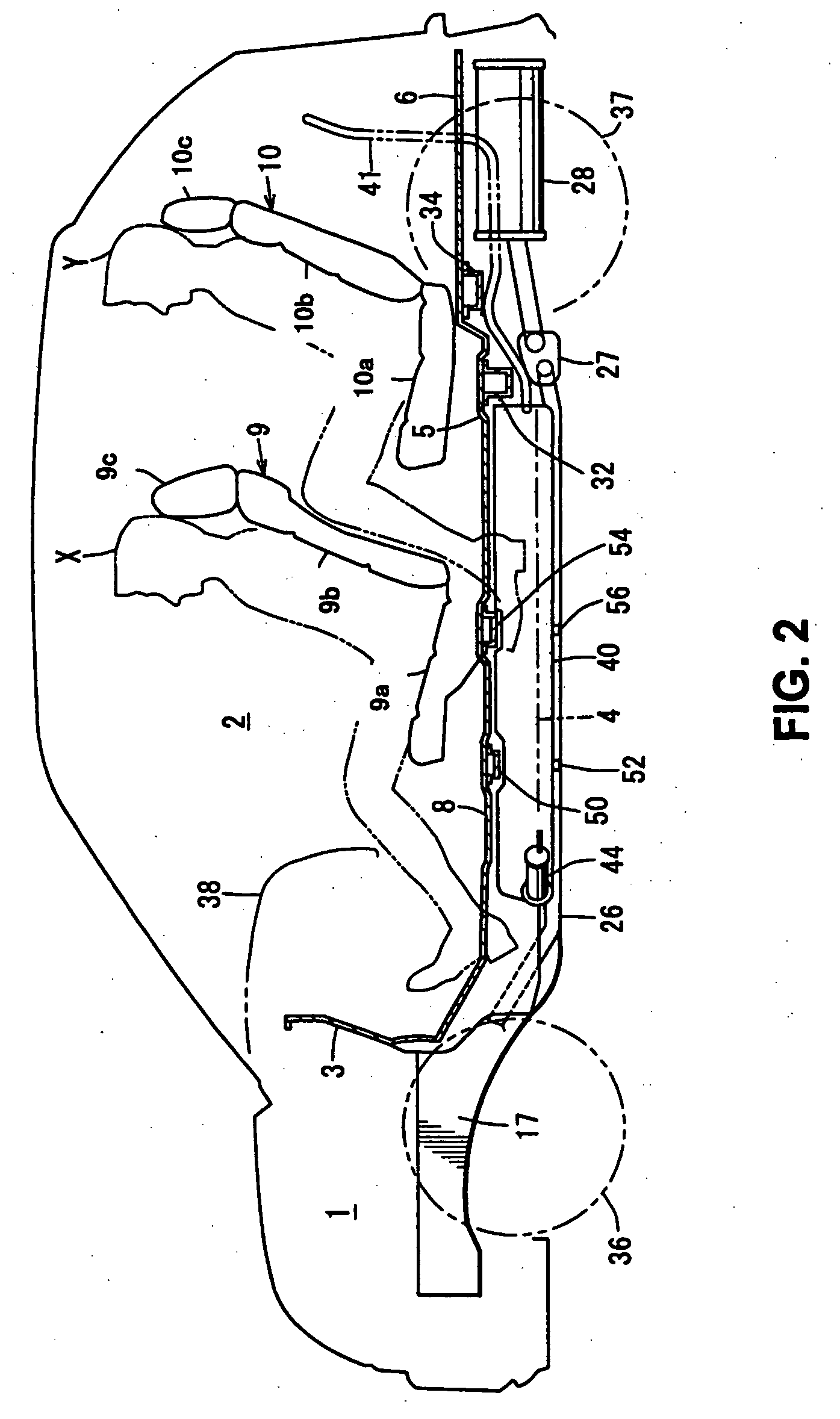 Fuel tank disposition structure of vehicle