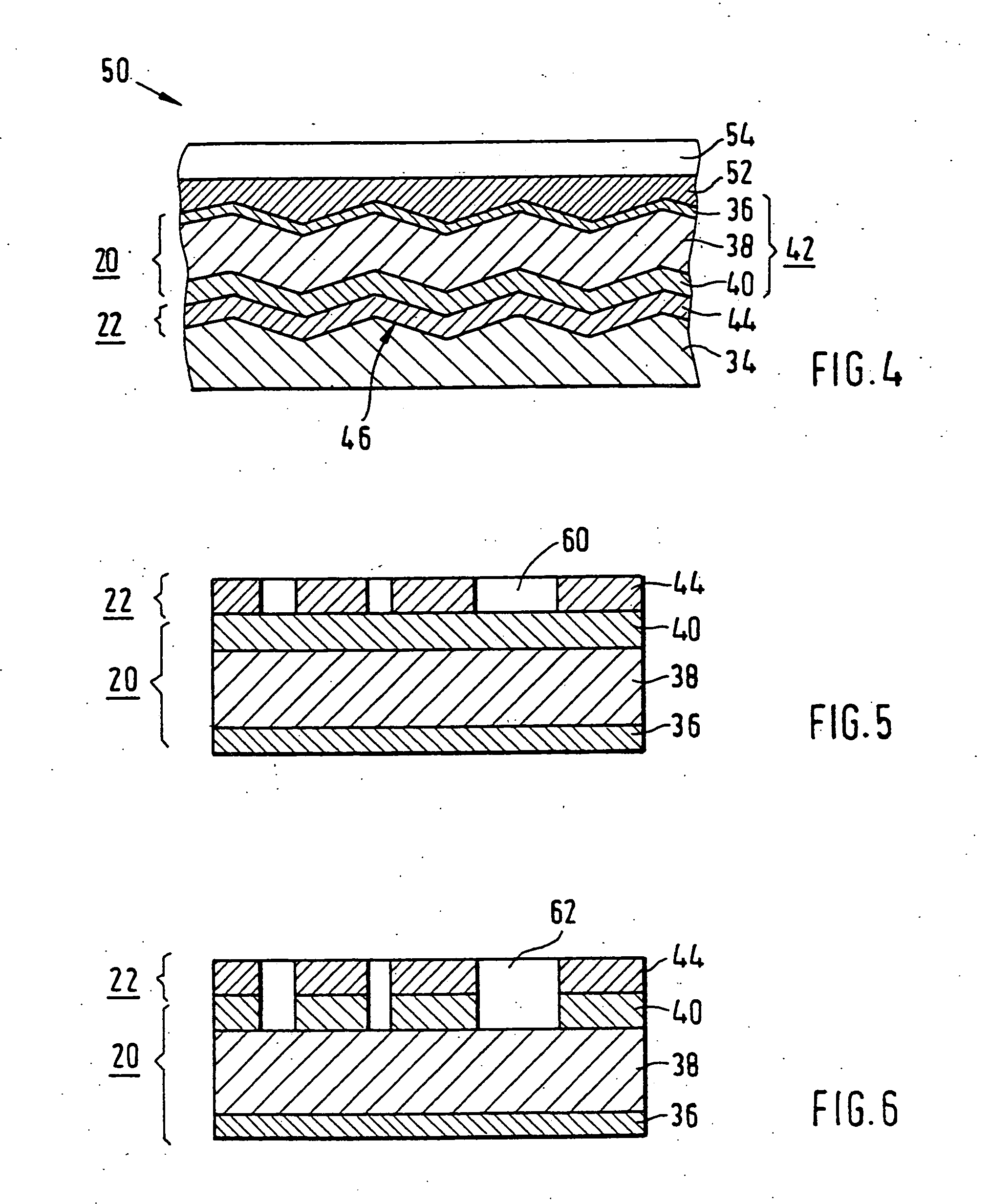 Areal security element and method for producing it