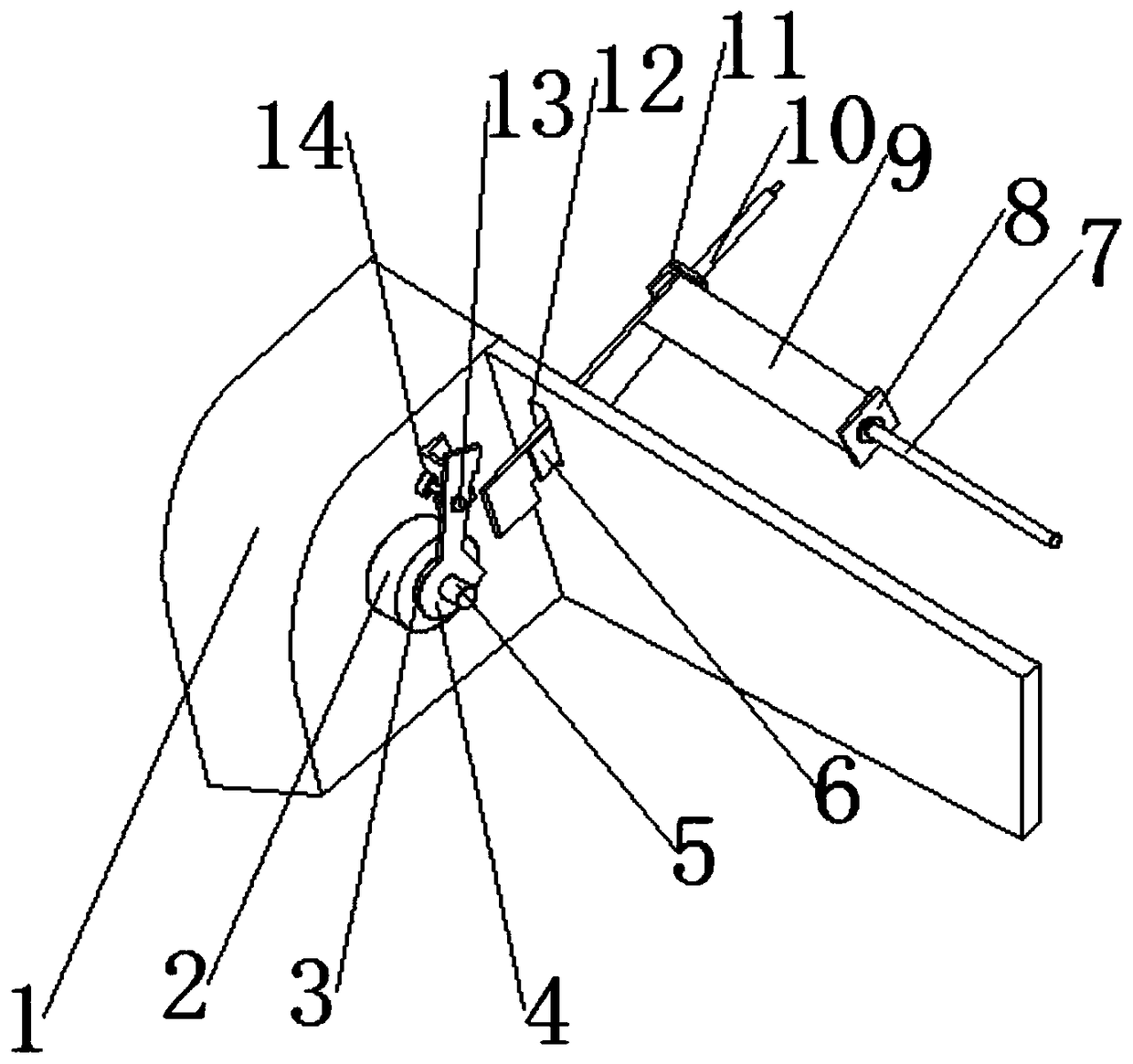 Feeding mechanism of numerically controlled lathe