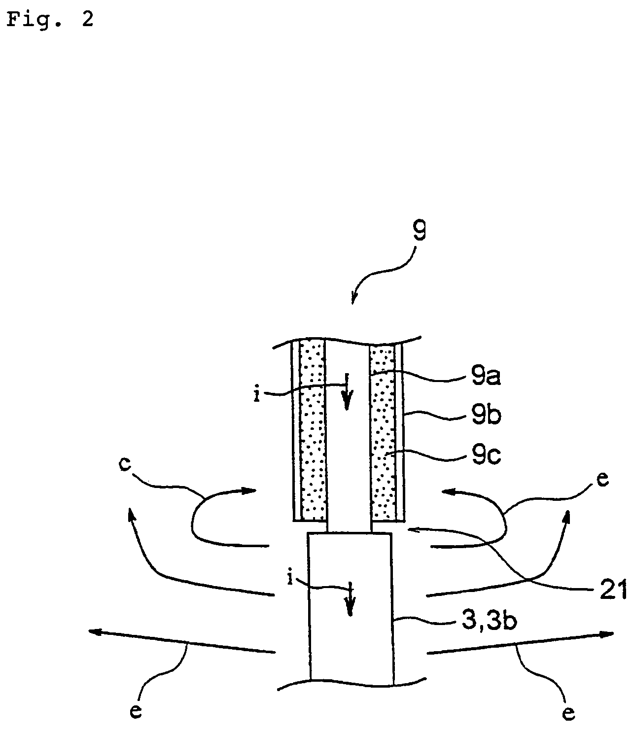 High-frequency power supply structure and plasma CVD device using the same