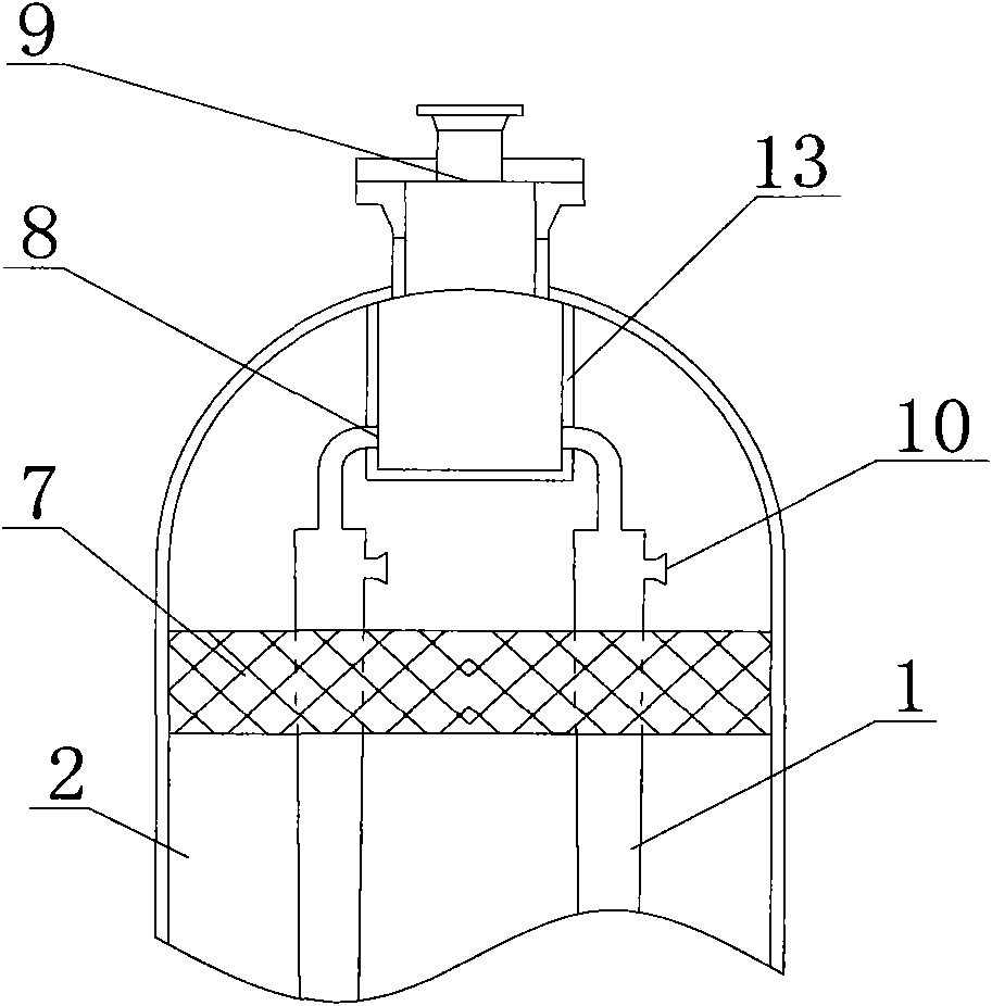High-pressure separator and method for high-pressure separation
