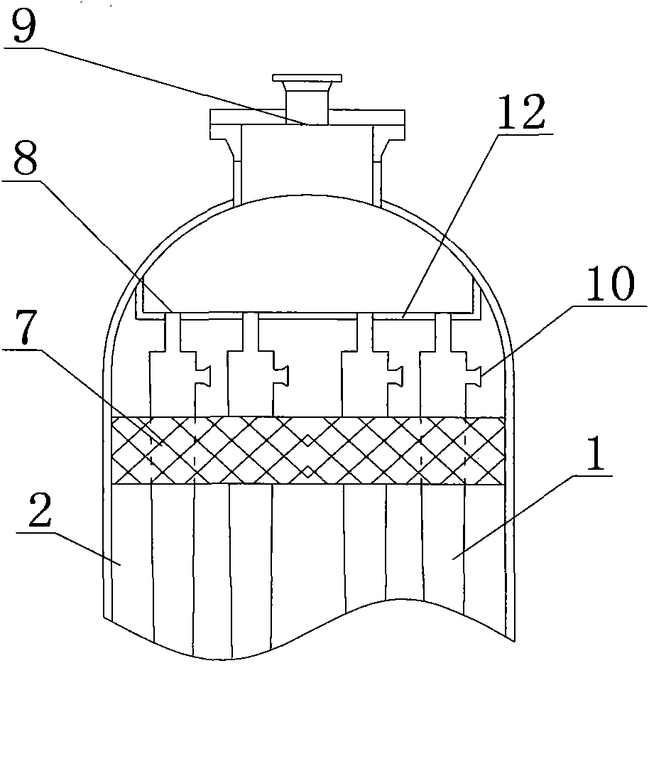 High-pressure separator and method for high-pressure separation