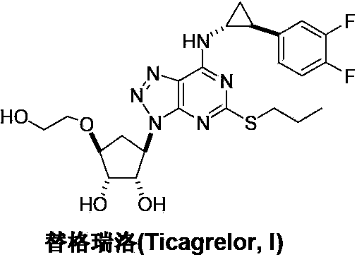 Method for preparing ticagrelor