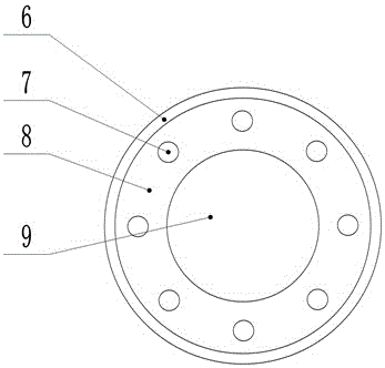 Anti-cold-consolidation circular pipe connecting structure