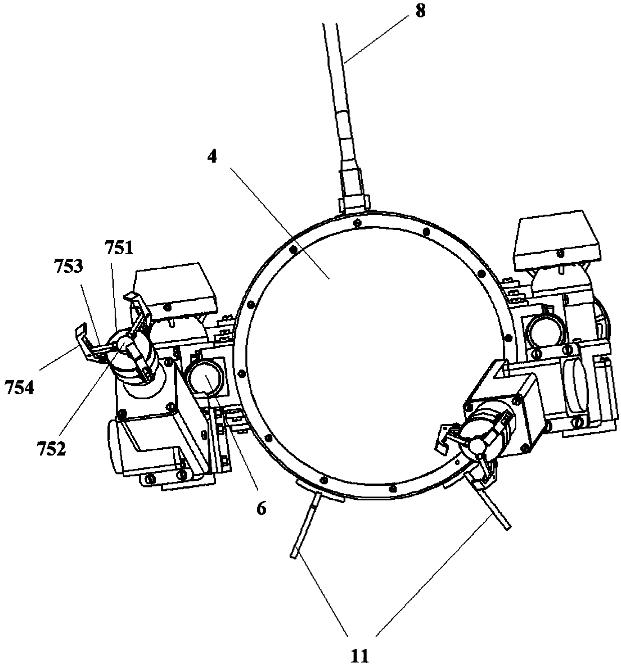 Deep underwater intelligent operation robot and control system thereof