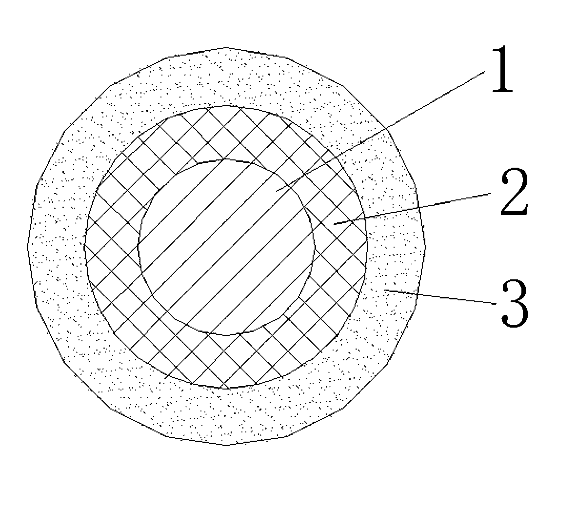 Polyester composite double-insulating enamelled wire for transformer