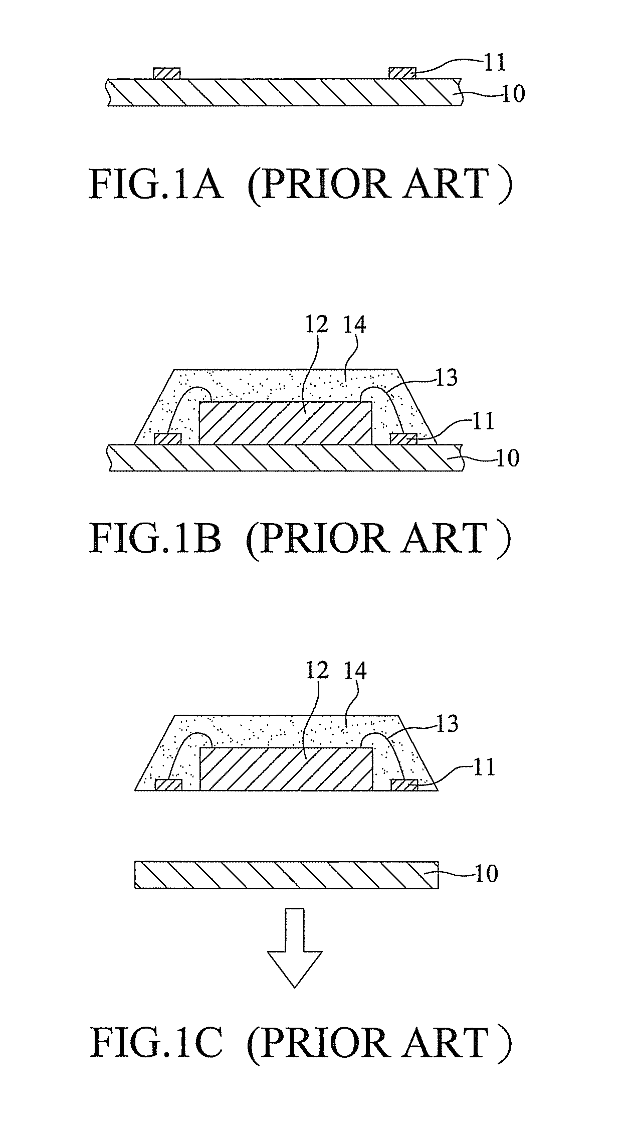 Package structure fabrication method