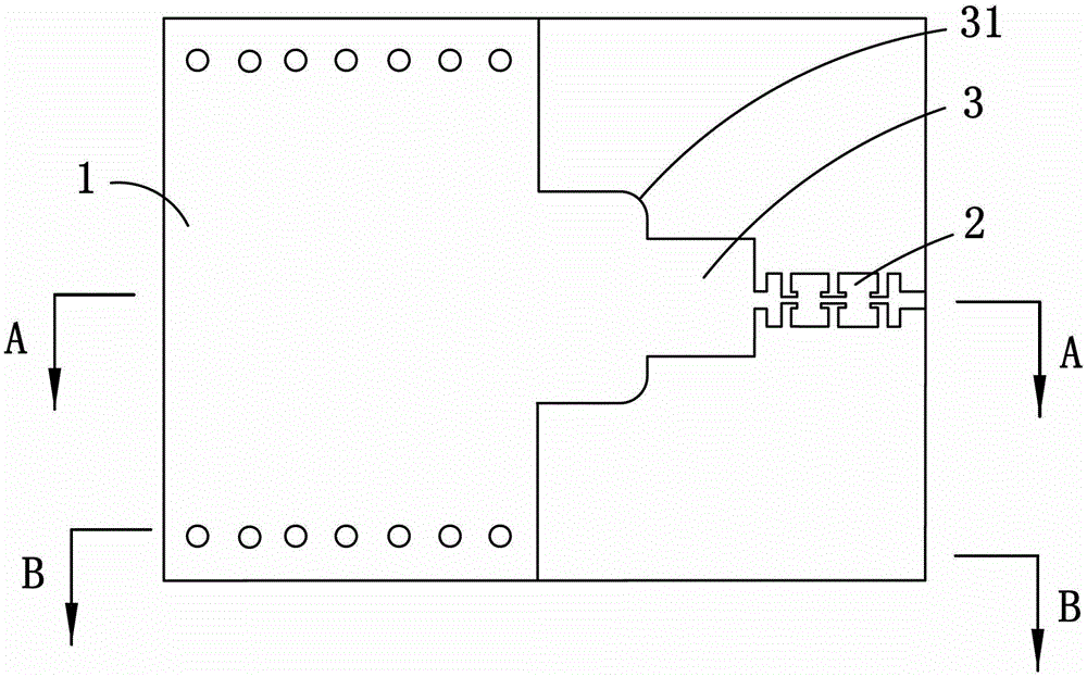 mmWave broadband bandpass filter