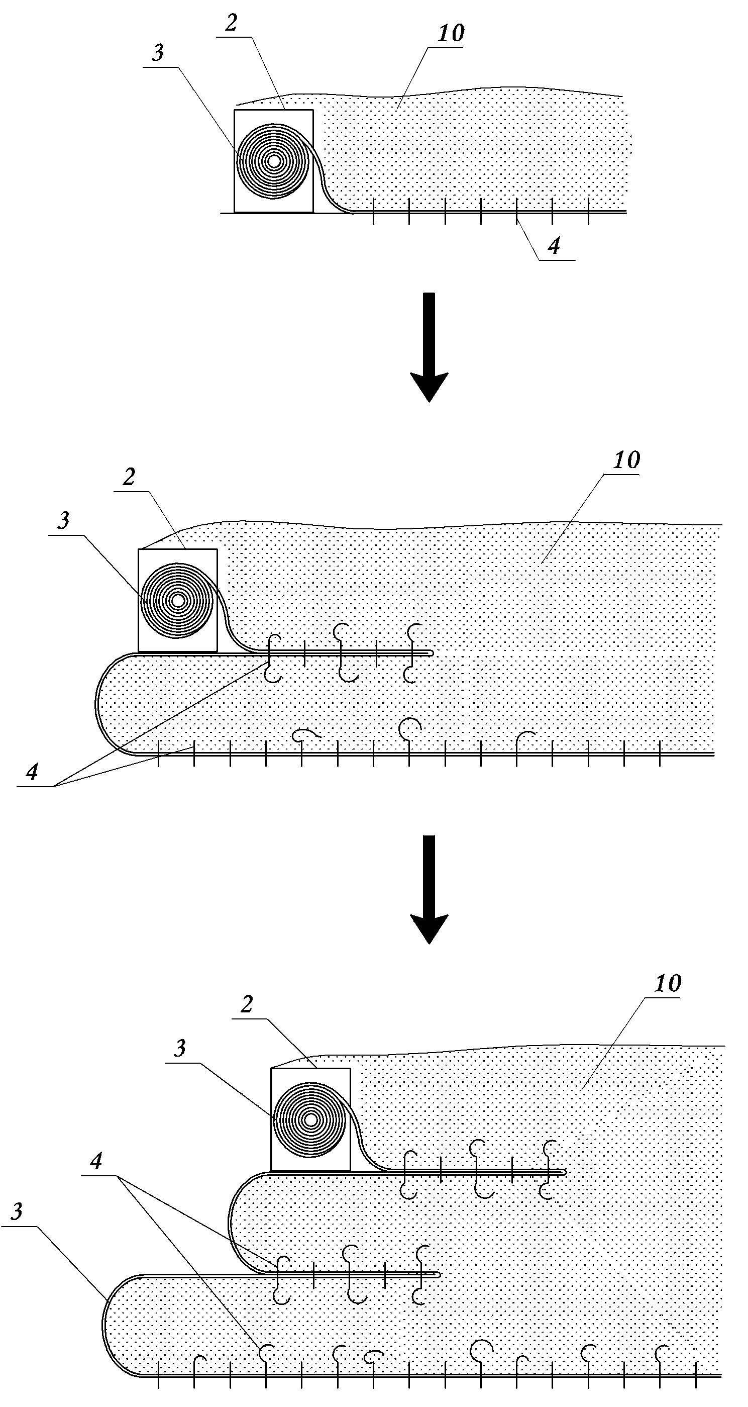 Method for constructing steel-structure sand-blocking dam and steel-structure sand-blocking dam