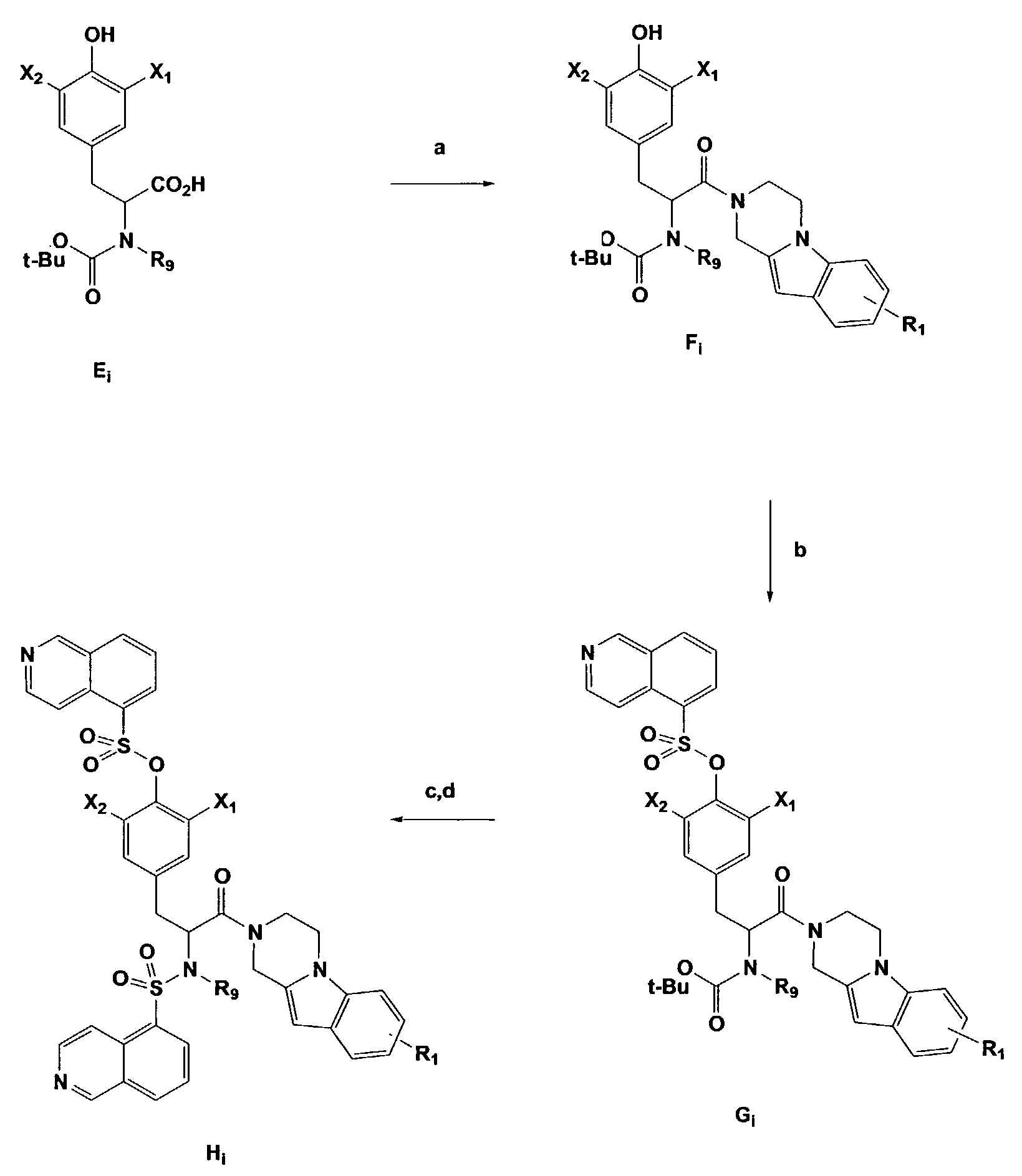 Tyrosyl derivatives and their use as P2X7 receptor modulators