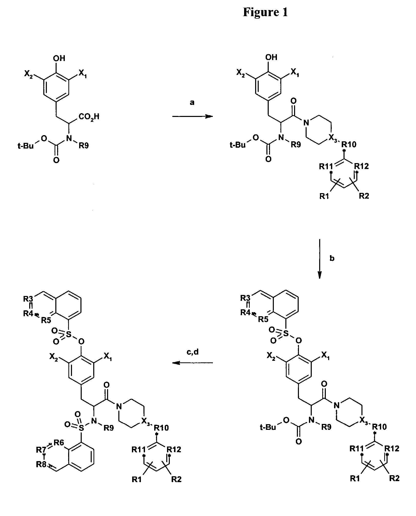 Tyrosyl derivatives and their use as P2X7 receptor modulators
