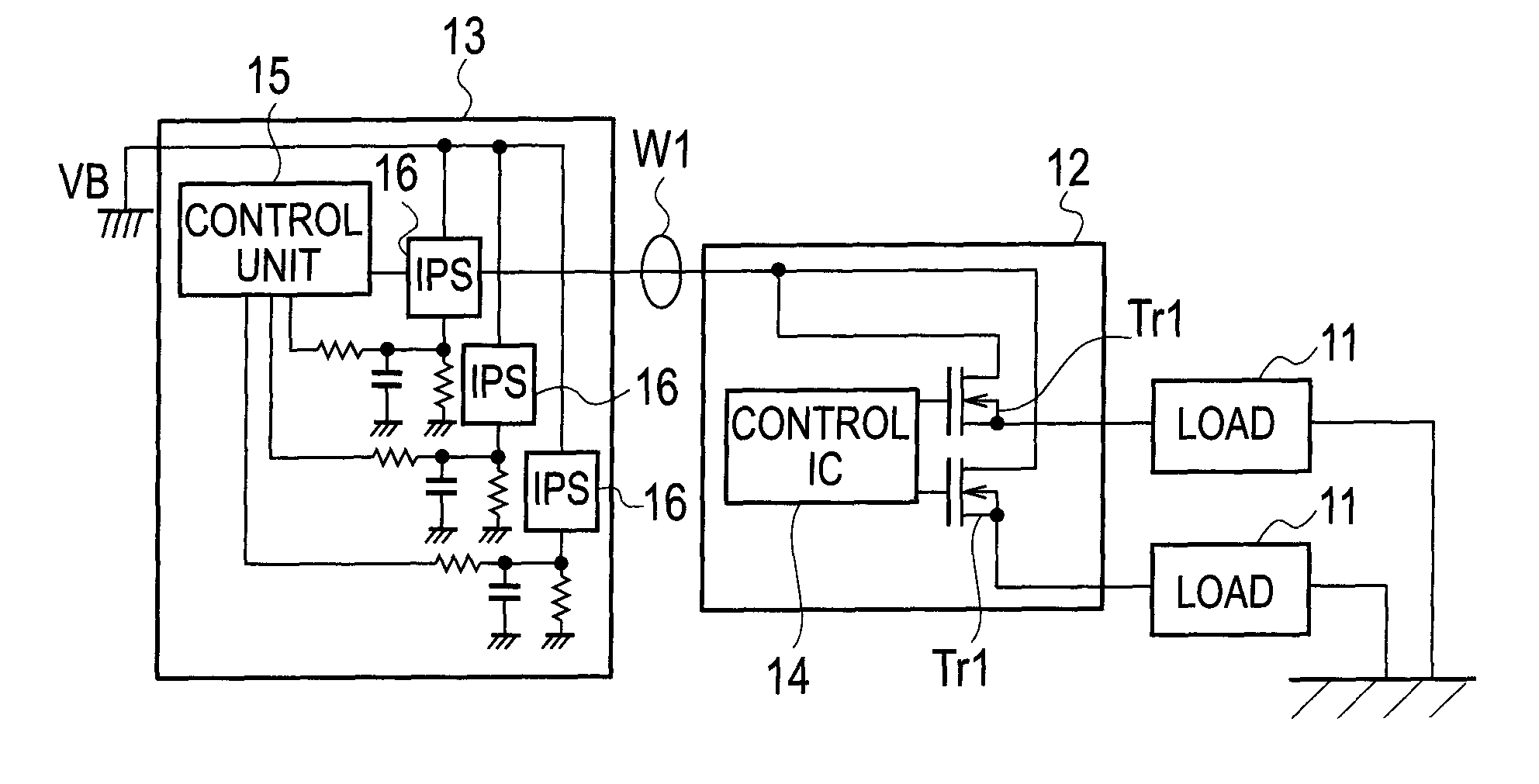 Protection apparatus of load circuit
