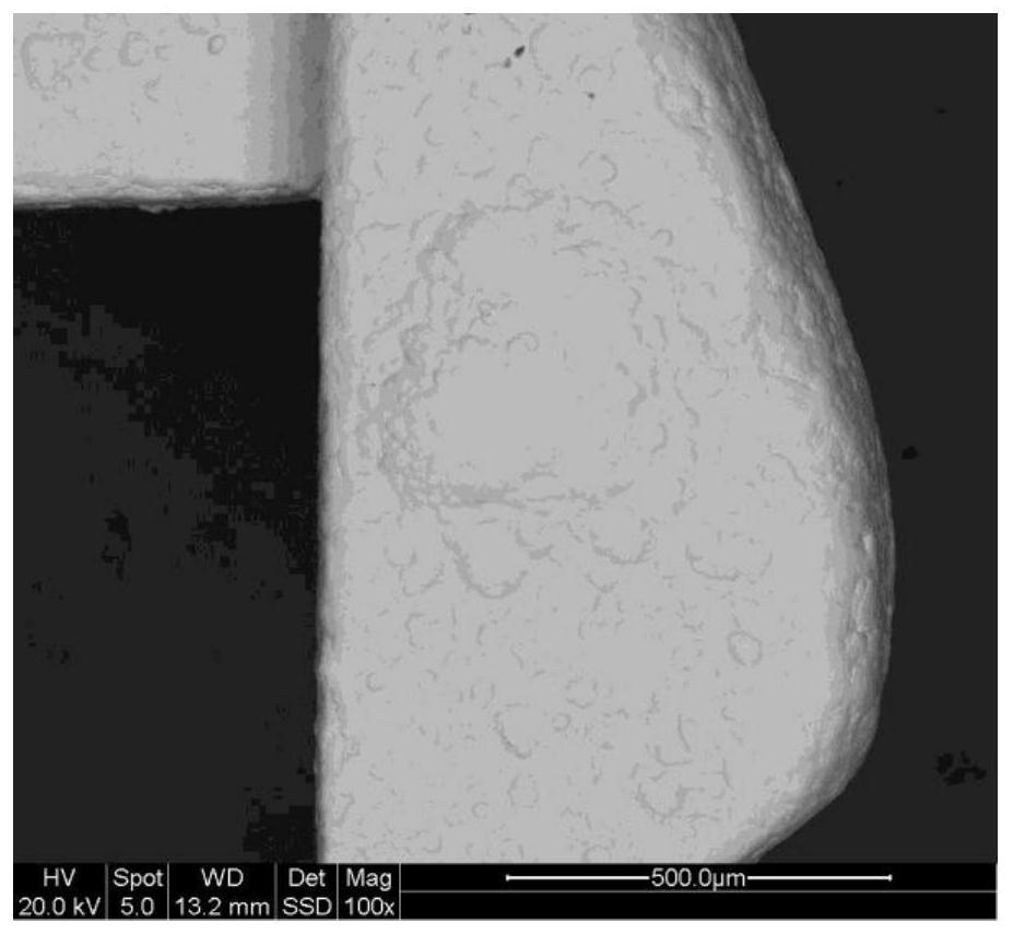 Analysis method for submillimeter-scale defects on the surface of coating materials