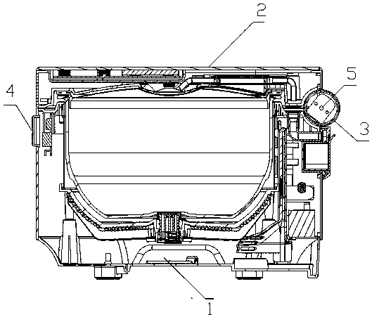 Electric cooking appliance capable of opening and closing cover by induction and method for opening and closing cover by induction