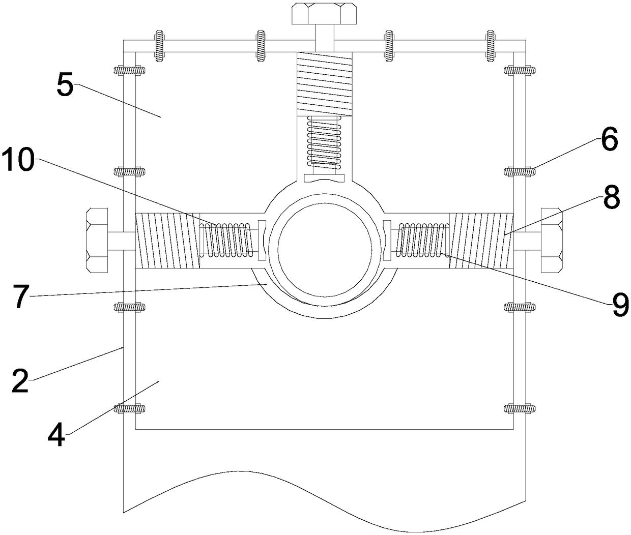 Movable, stable and dual-purpose clamping type pipe machining device