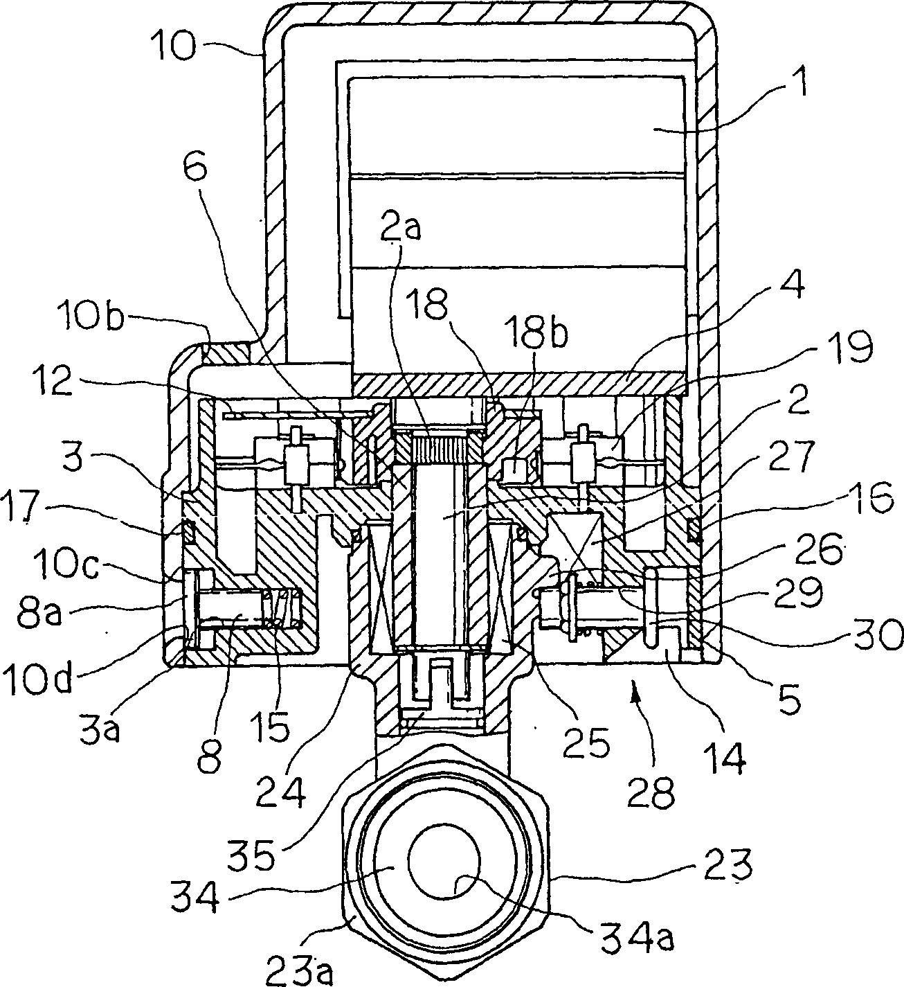 Electric actuator and fixing structure of actuator