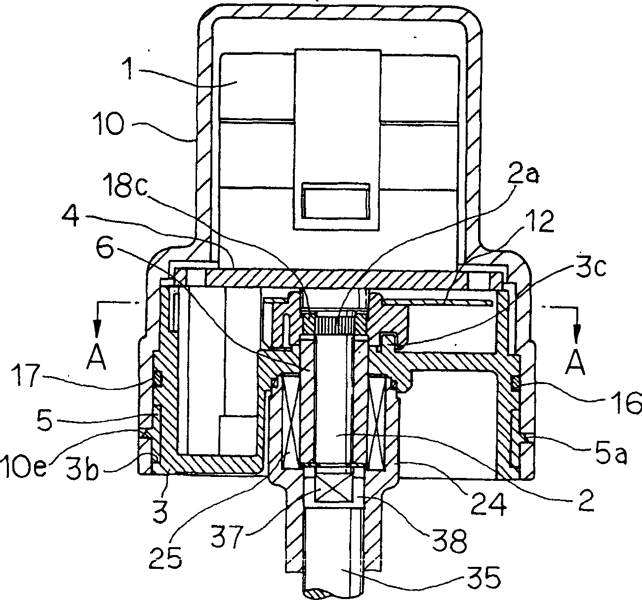 Electric actuator and fixing structure of actuator