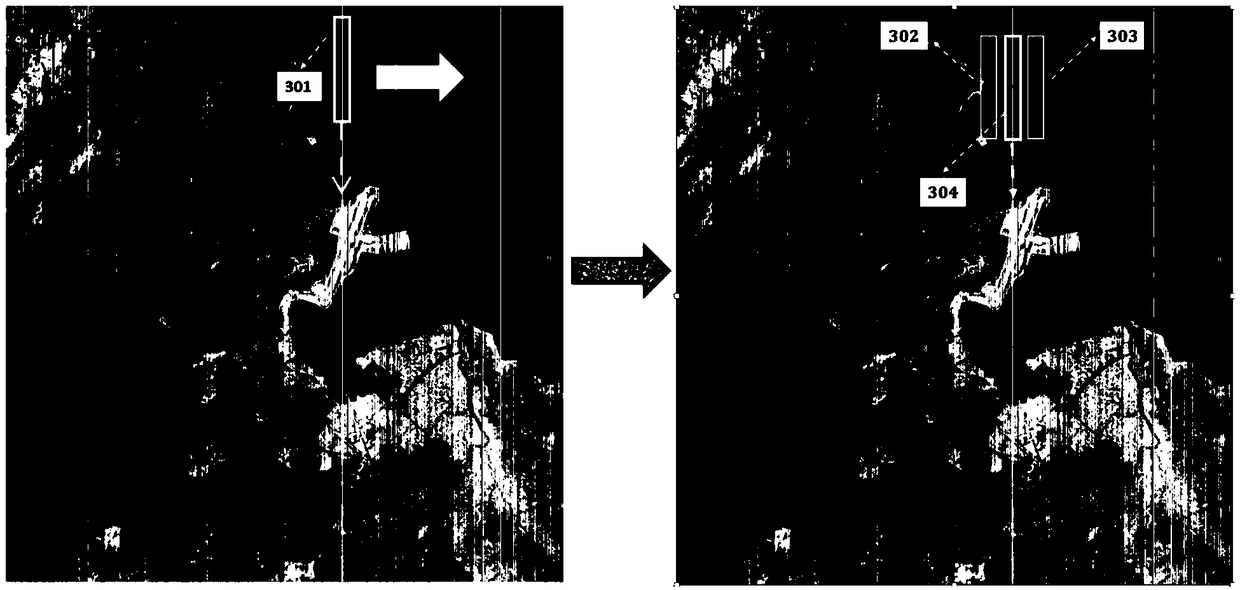 On-satellite infrared image stripe noise removal method based on similar line window mean value compensation