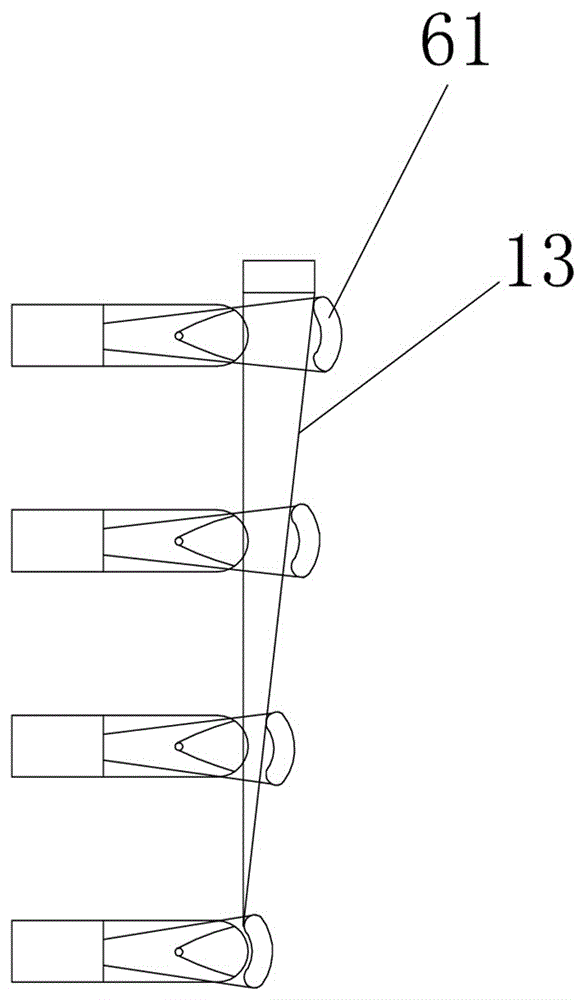Vertical loop-transferring jacquard control mechanism of round knitting machine