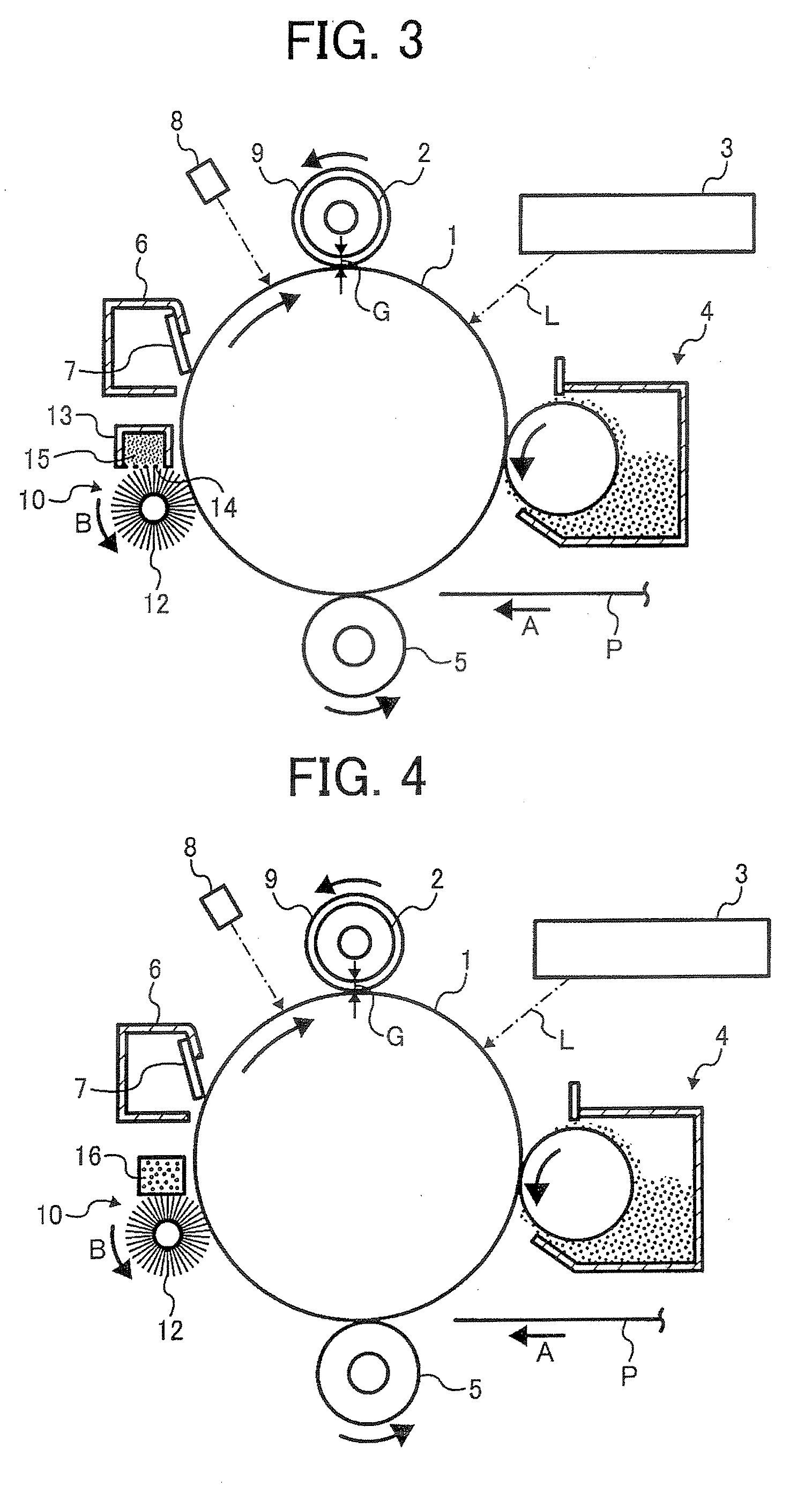 Lubricity maintaining image forming apparatus and process cartridge