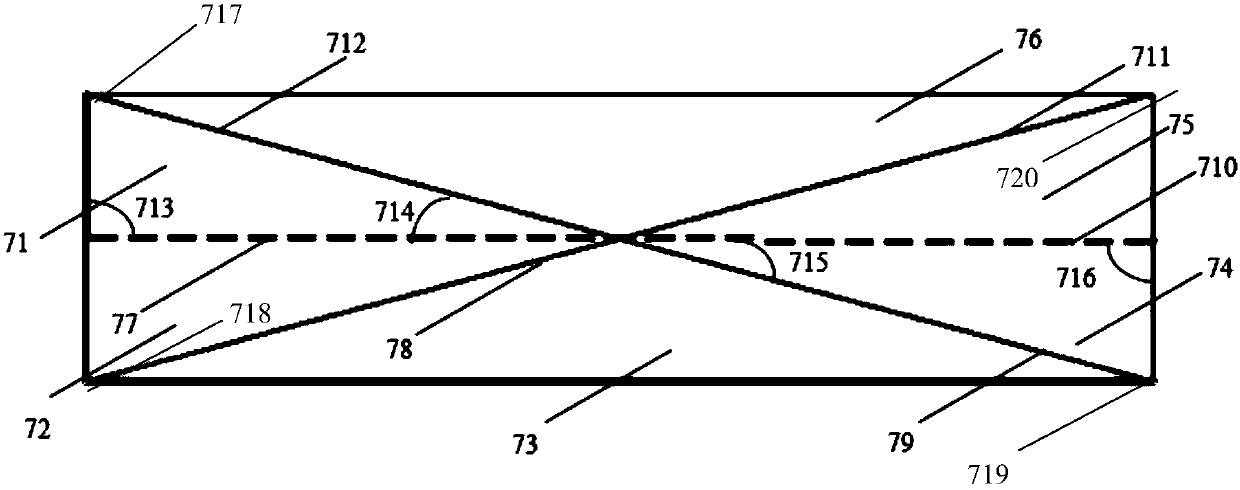 A top-supported folding truss bridge structure