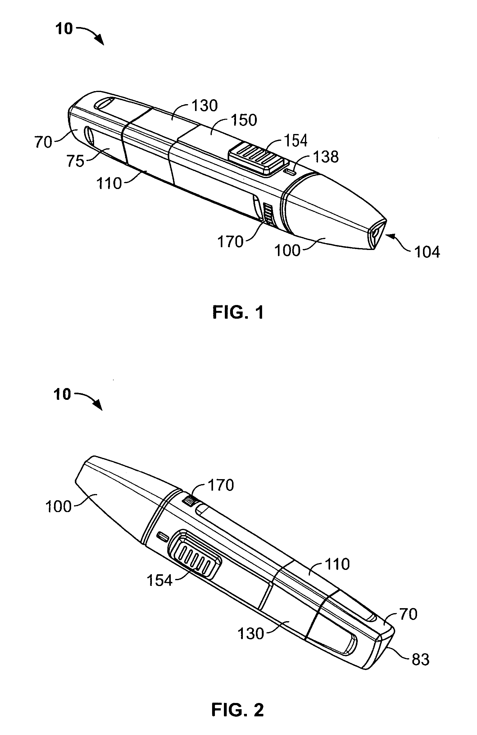Lancet device and method