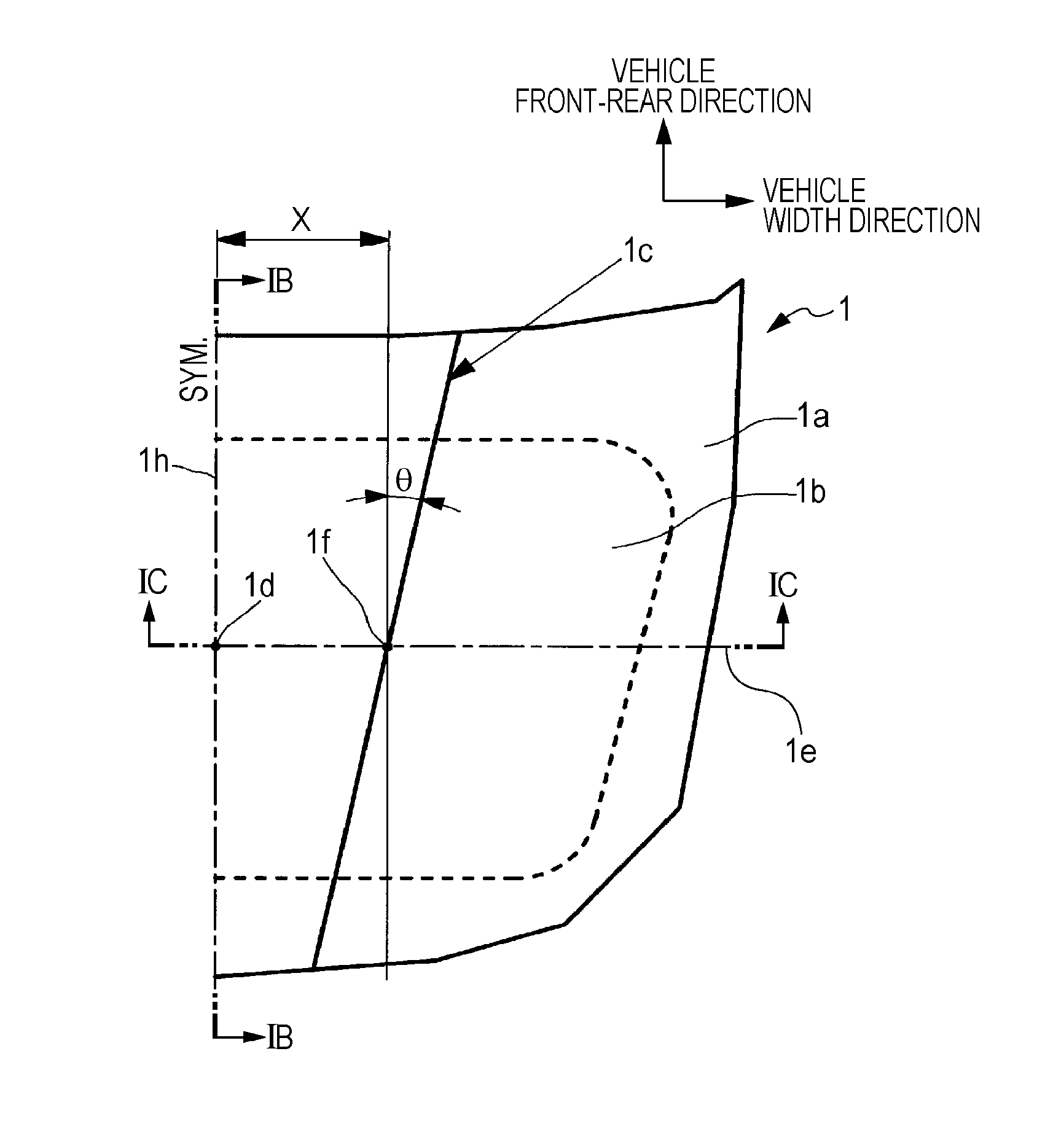 Vehicle hood structure