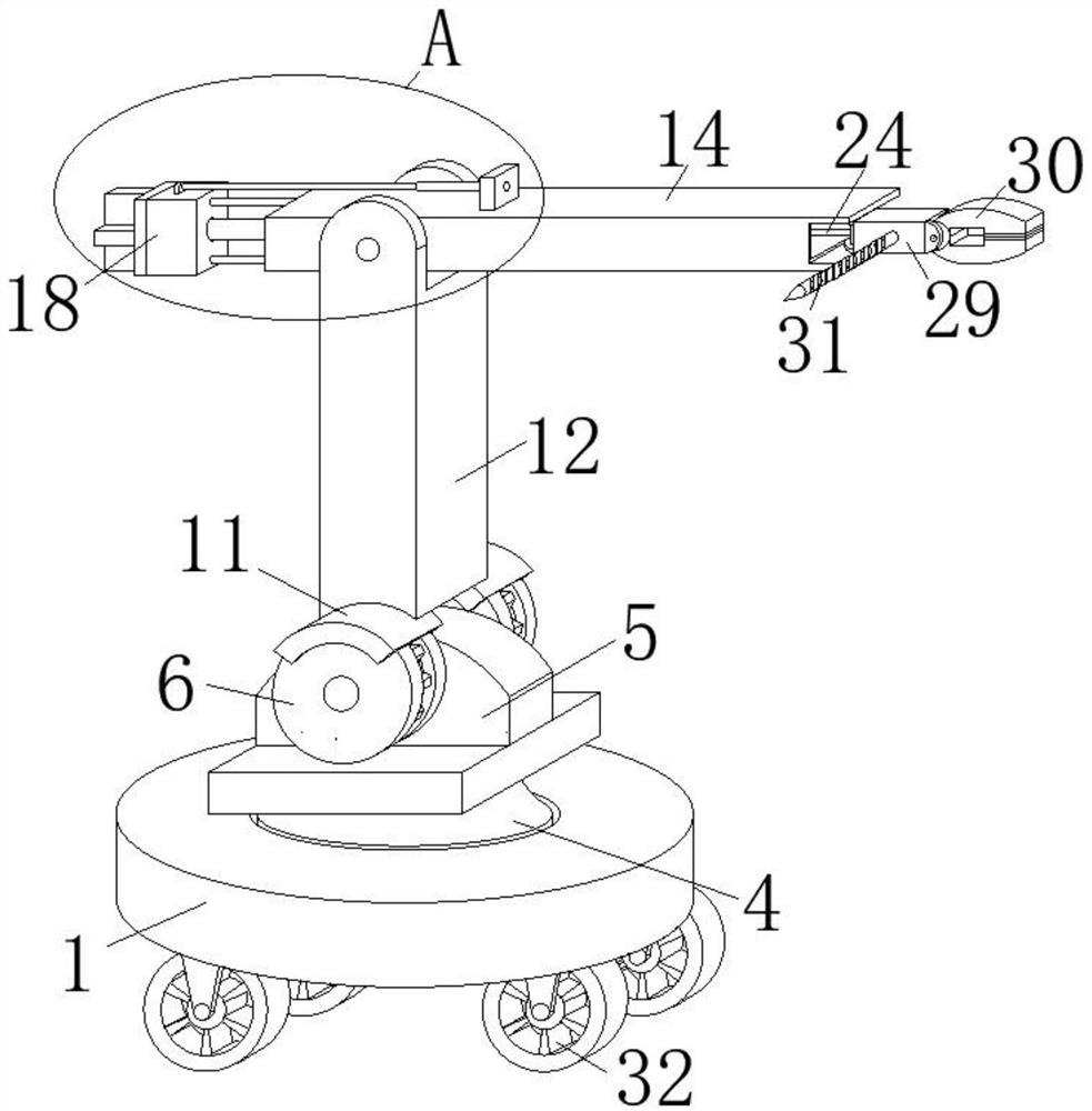 Multifunctional industrial mechanical arm and using method thereof