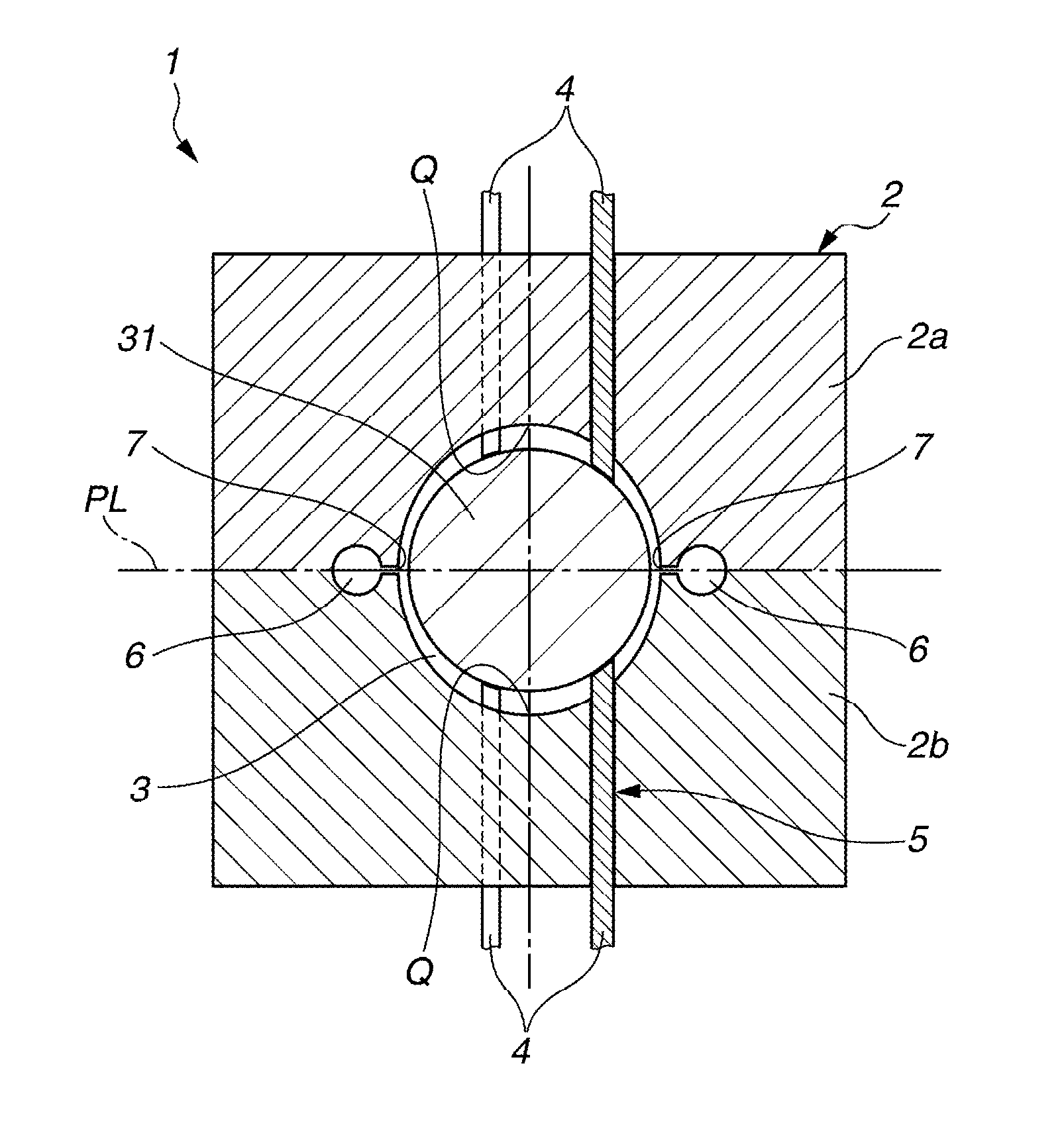 Mold for injection-molding a golf ball, and golf ball manufactuing method