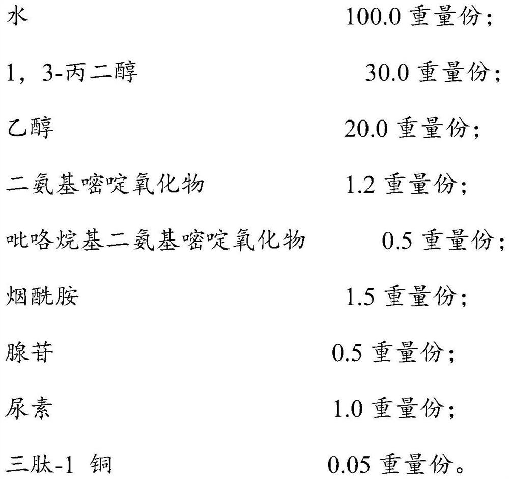 Anti-hair loss essence containing pyrrolidinyl diaminopyrimidine oxide