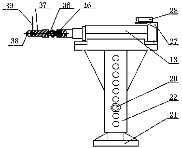 Reliability test device for mobile workbench of heavy-duty CNC planer