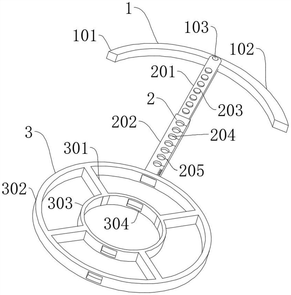 Positioning and measuring tool for mammaplasty