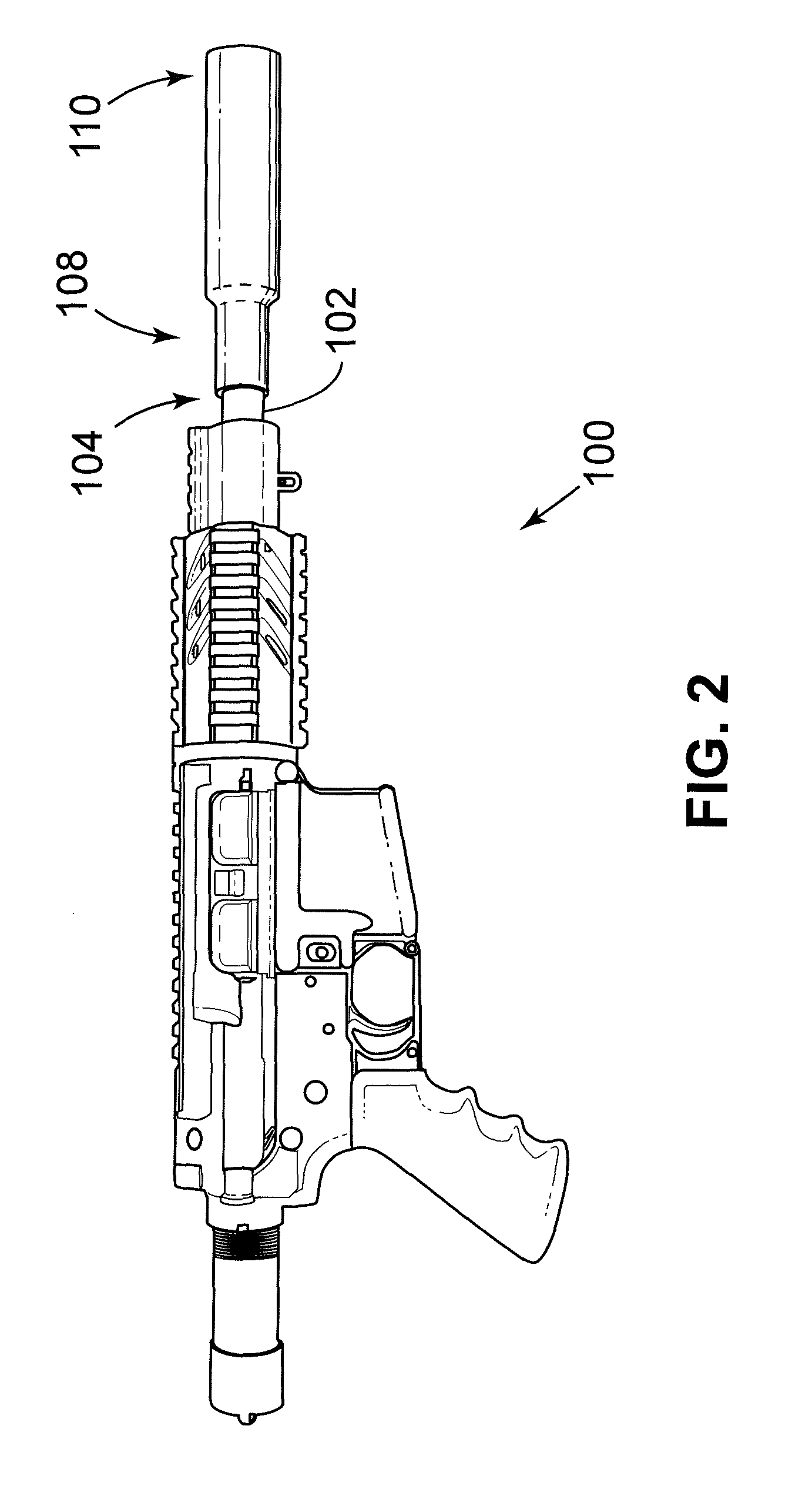 Suppressor for reducing the muzzle blast and flash of a firearm