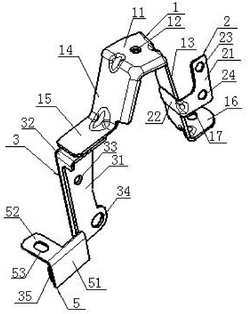 Engine trim cover mounting bracket