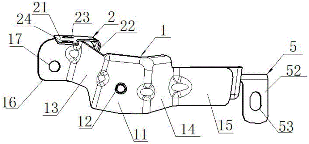 Engine trim cover mounting bracket