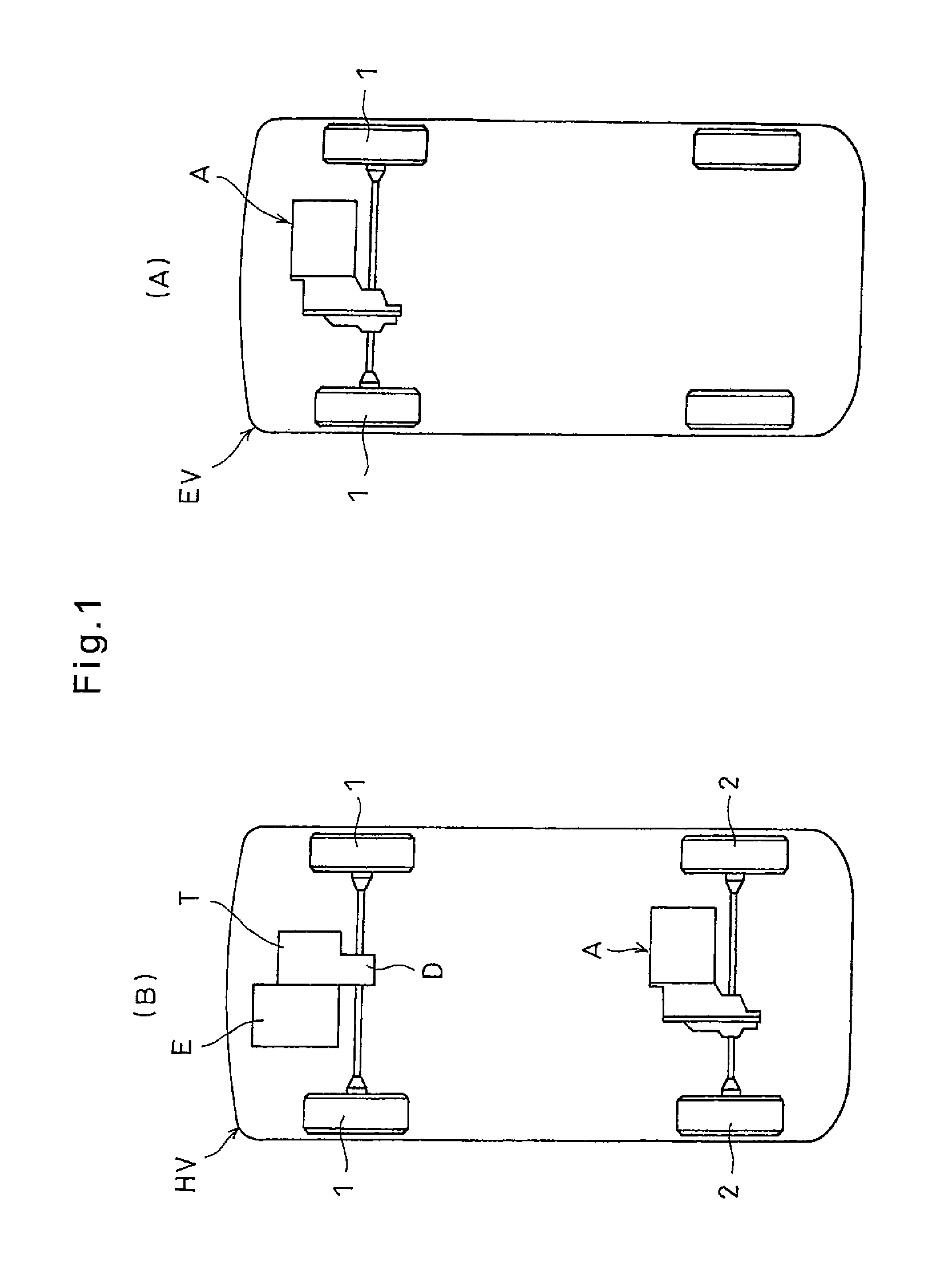 Motor drive apparatus for vehicle and motor vehicle