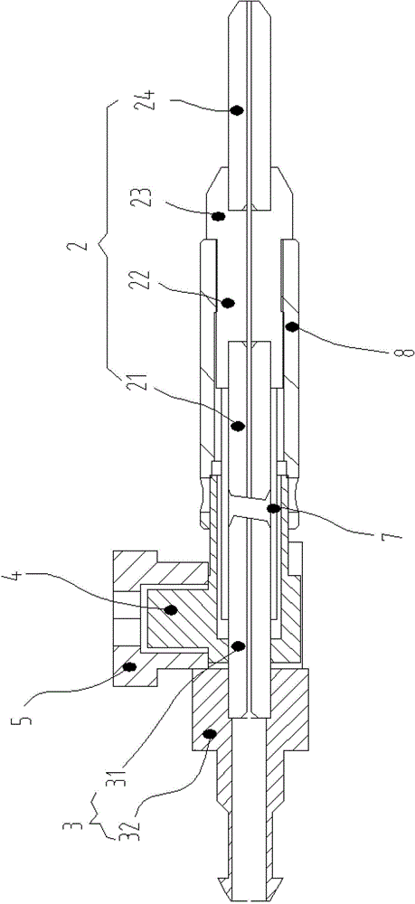 High return loss optical attenuation adjustable optical fiber connector and optical fiber connector group