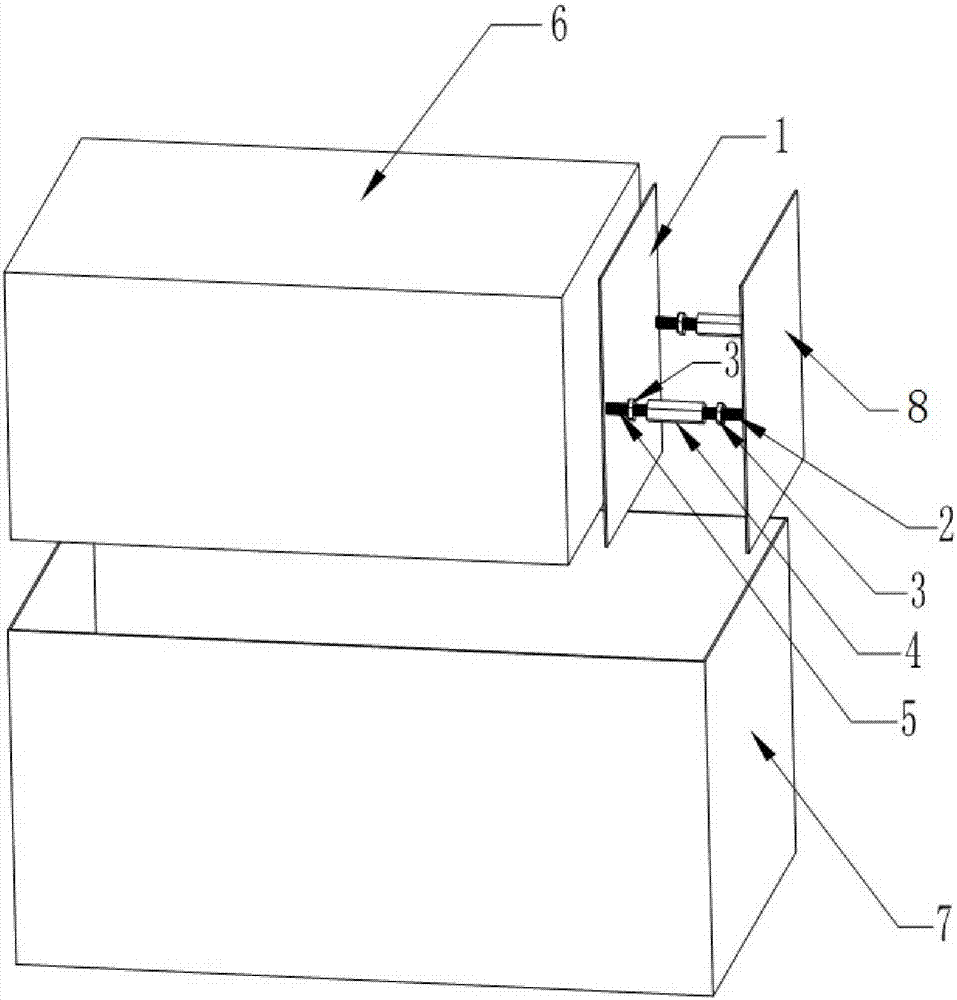 Interval-adjustable baffle for installation of lithium battery pack