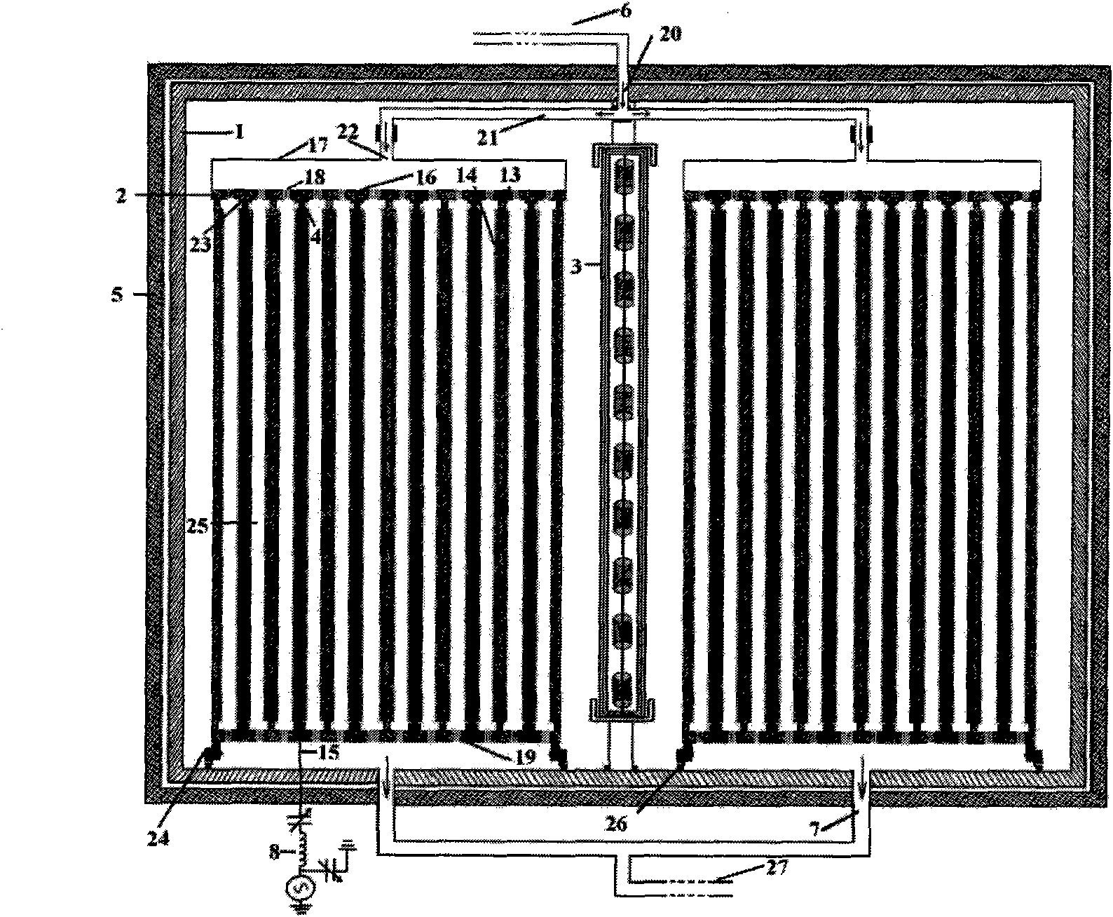 PECVD system with internal heater