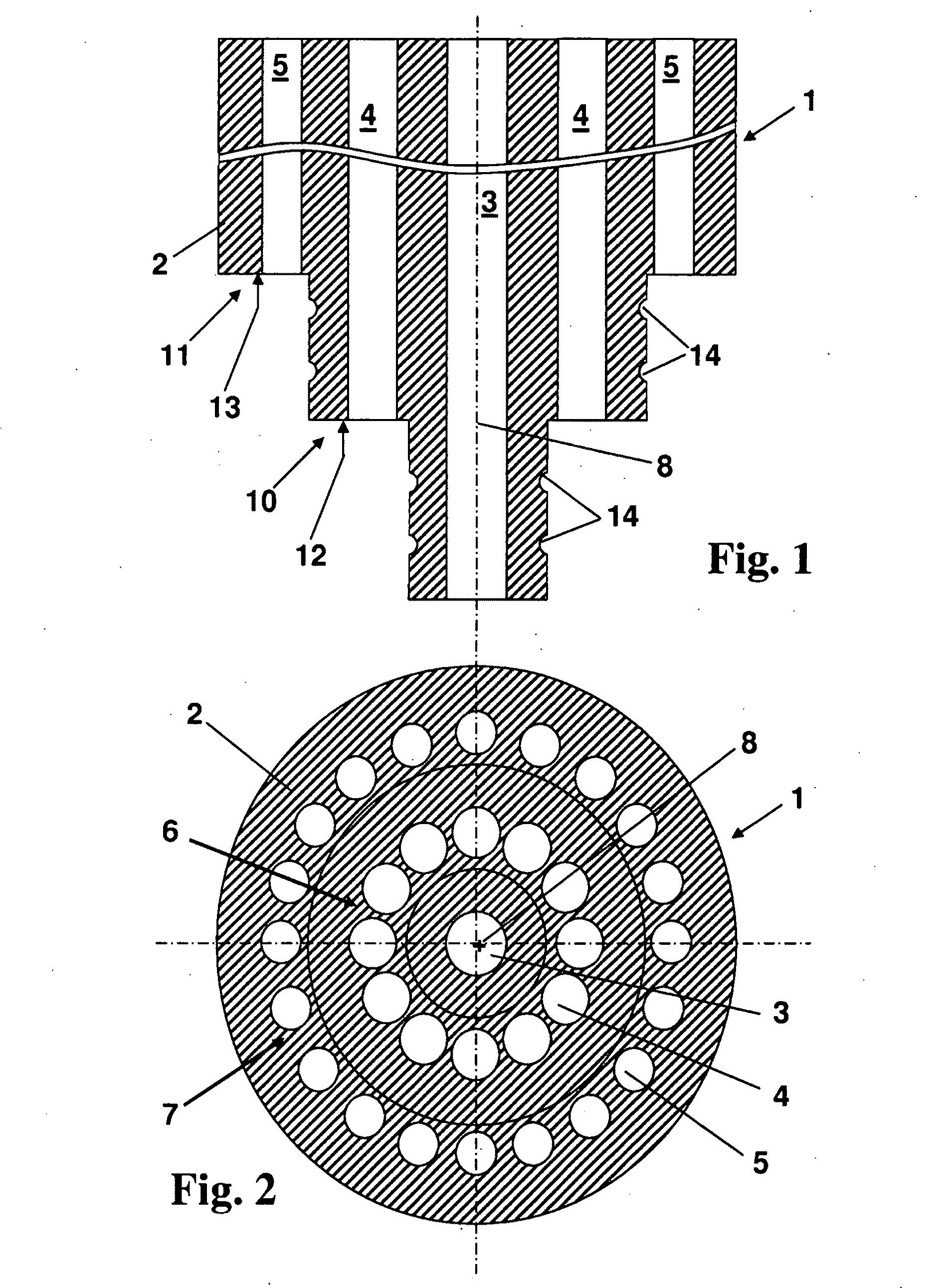 Deposition burner and method for the manufacture thereof, use of the deposition burner and method for the production of a quartz glass body by using the deposition burner