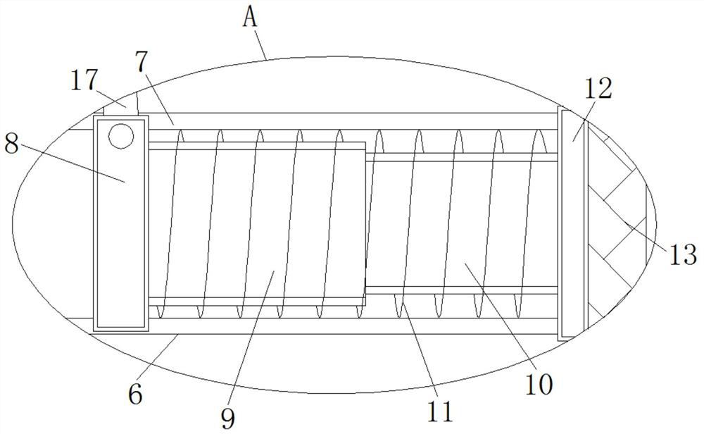 Chicken manure organic fertilizer processing stirring equipment with cleaning function