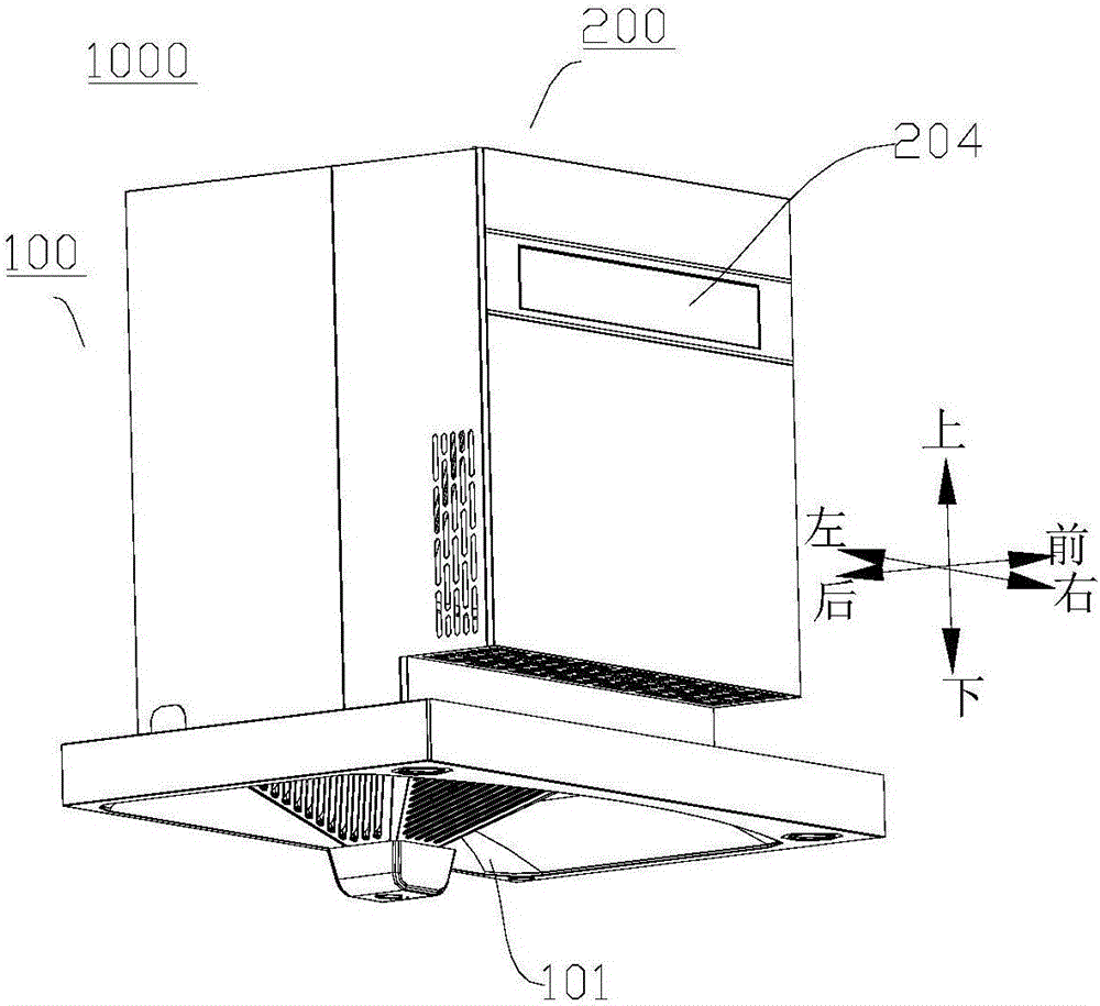 Range hood air conditioner and control method of range hood air conditioner