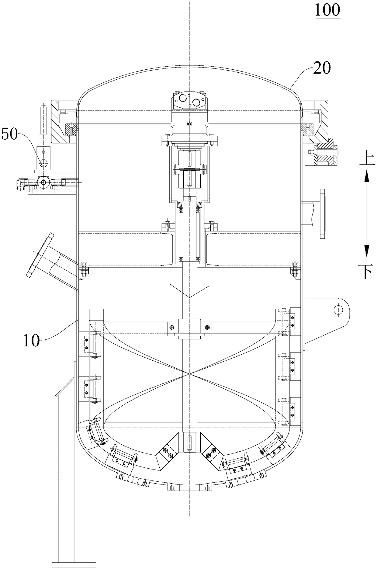 Pressure stirring kettle