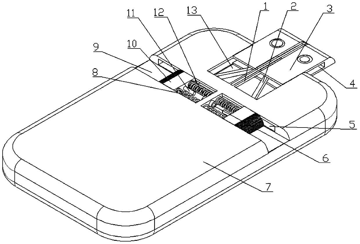 A camera hidden full-screen mobile phone