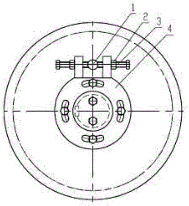 Embossing roller phase fine-tuning device for steel plate embossing machine