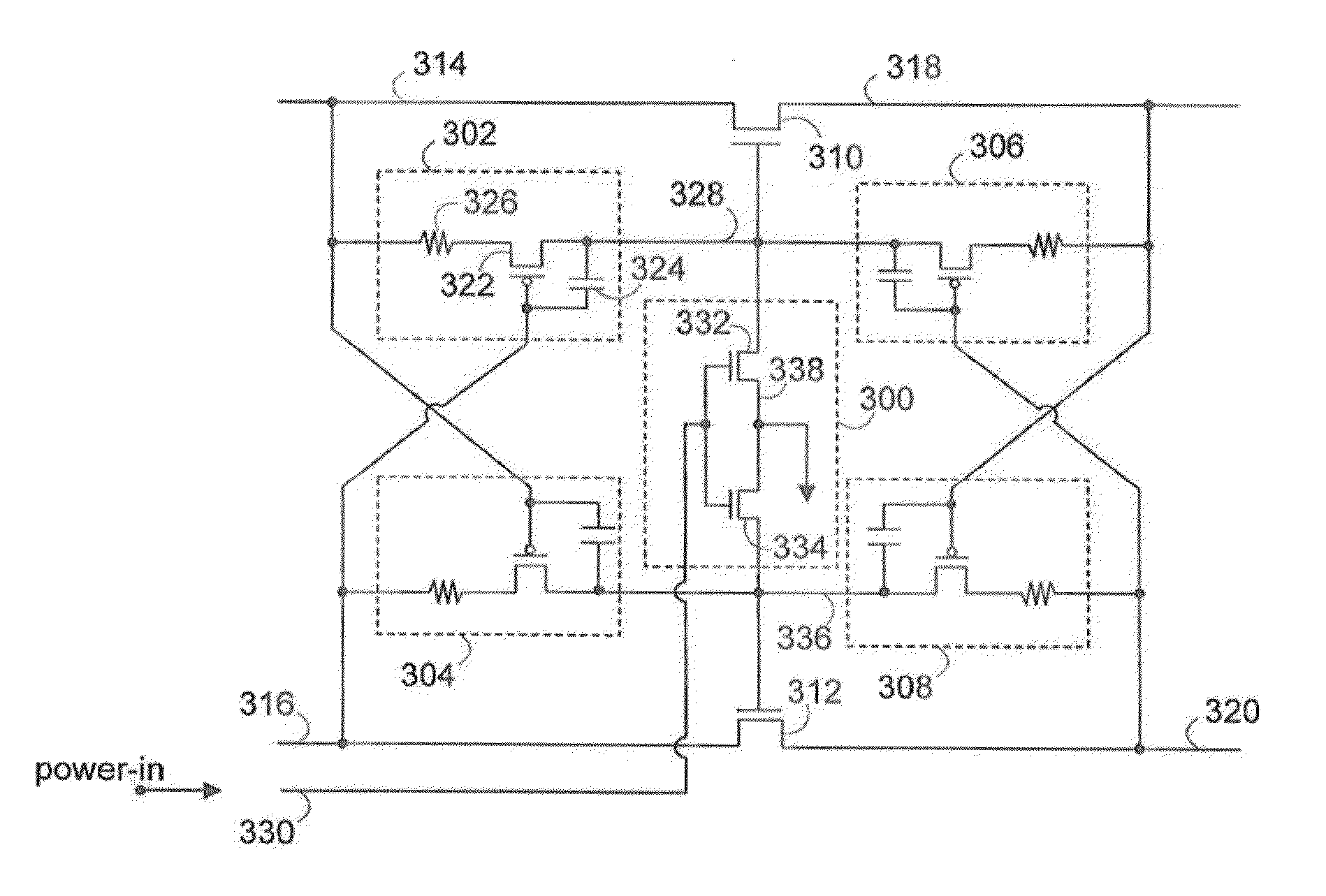 Relay circuitry and switching circuitry for power-over-network devices