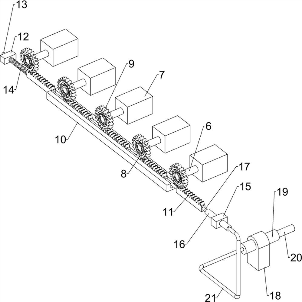 A device specially used for ham cut flowers in the catering industry